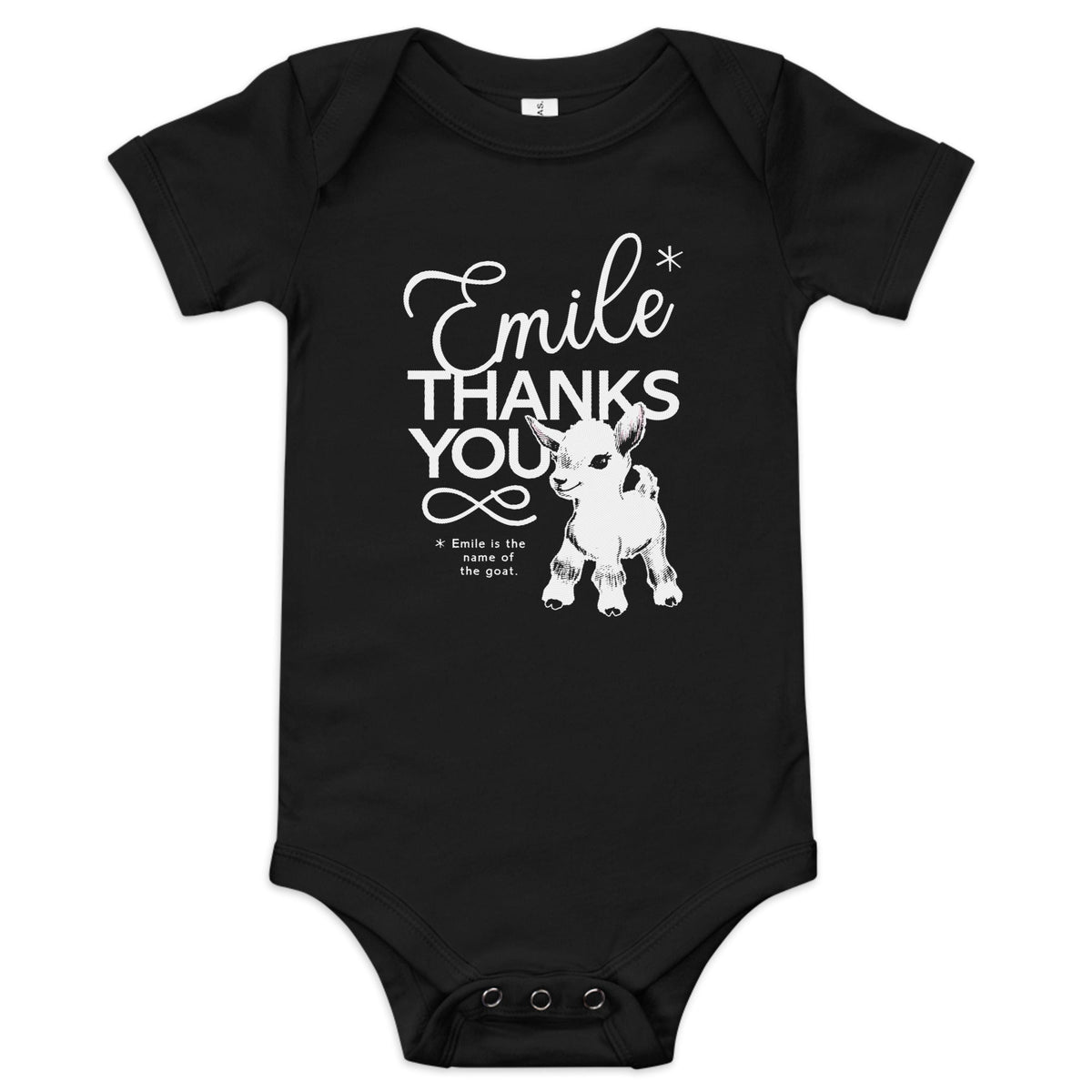Emile Thanks You Kid's Onesie