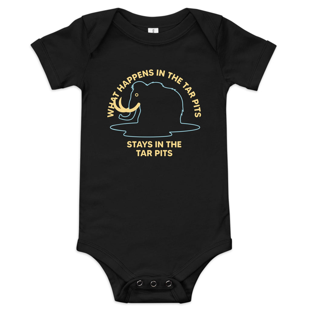 What Happens In The Tar Pits Stays In The Tar Pits Kid's Onesie