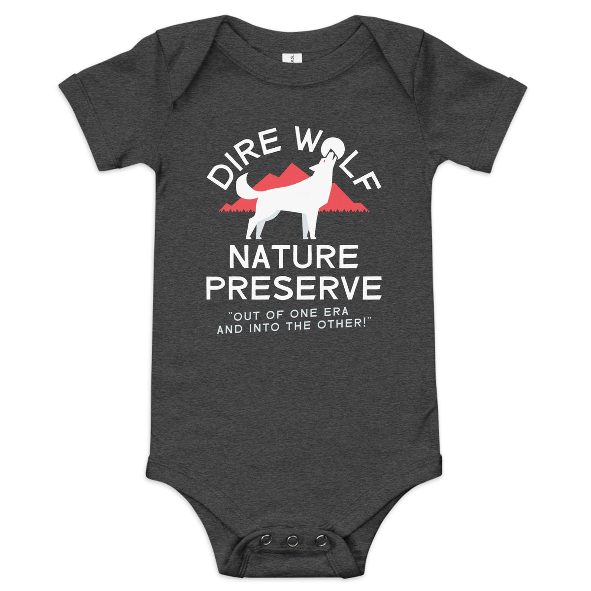 Dire Wolf Nature Preserve Kid's Onesie