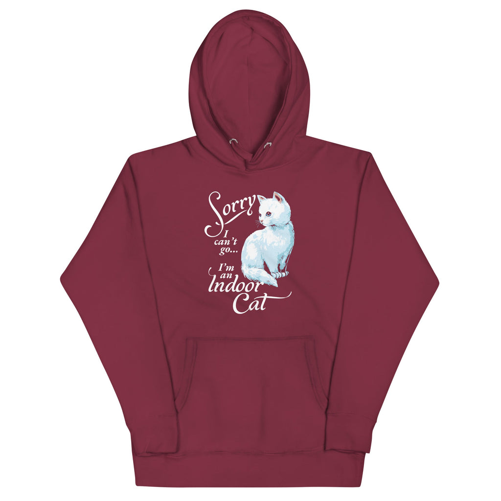 Sorry I Can't Go I'm An Indoor Cat Unisex Hoodie product image 4