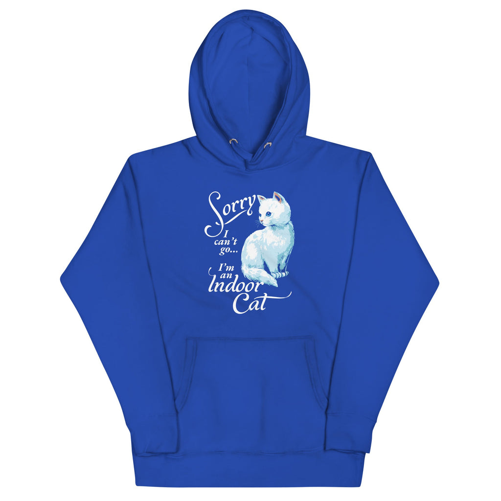 Sorry I Can't Go I'm An Indoor Cat Unisex Hoodie product image 2