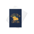 Keep Calm And Capy On Greeting Card