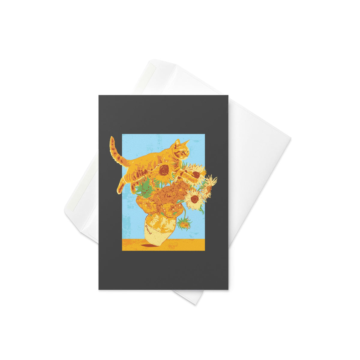 Van Gogh's Cat Greeting Card