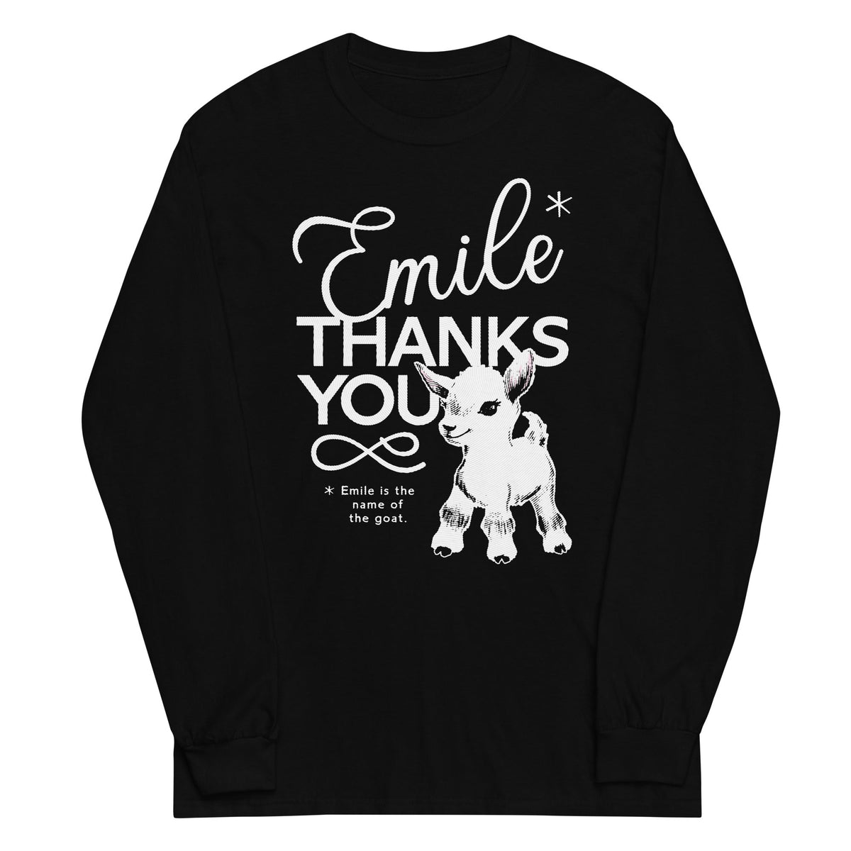 Emile Thanks You Unisex Long Sleeve Tee product image 3