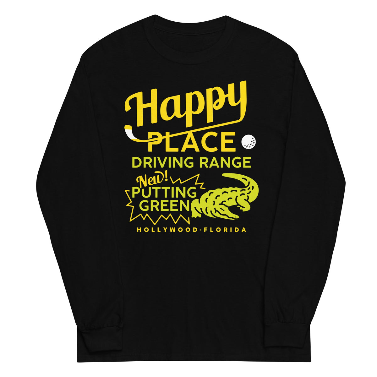 Happy Place Driving Range Unisex Long Sleeve Tee product image 2