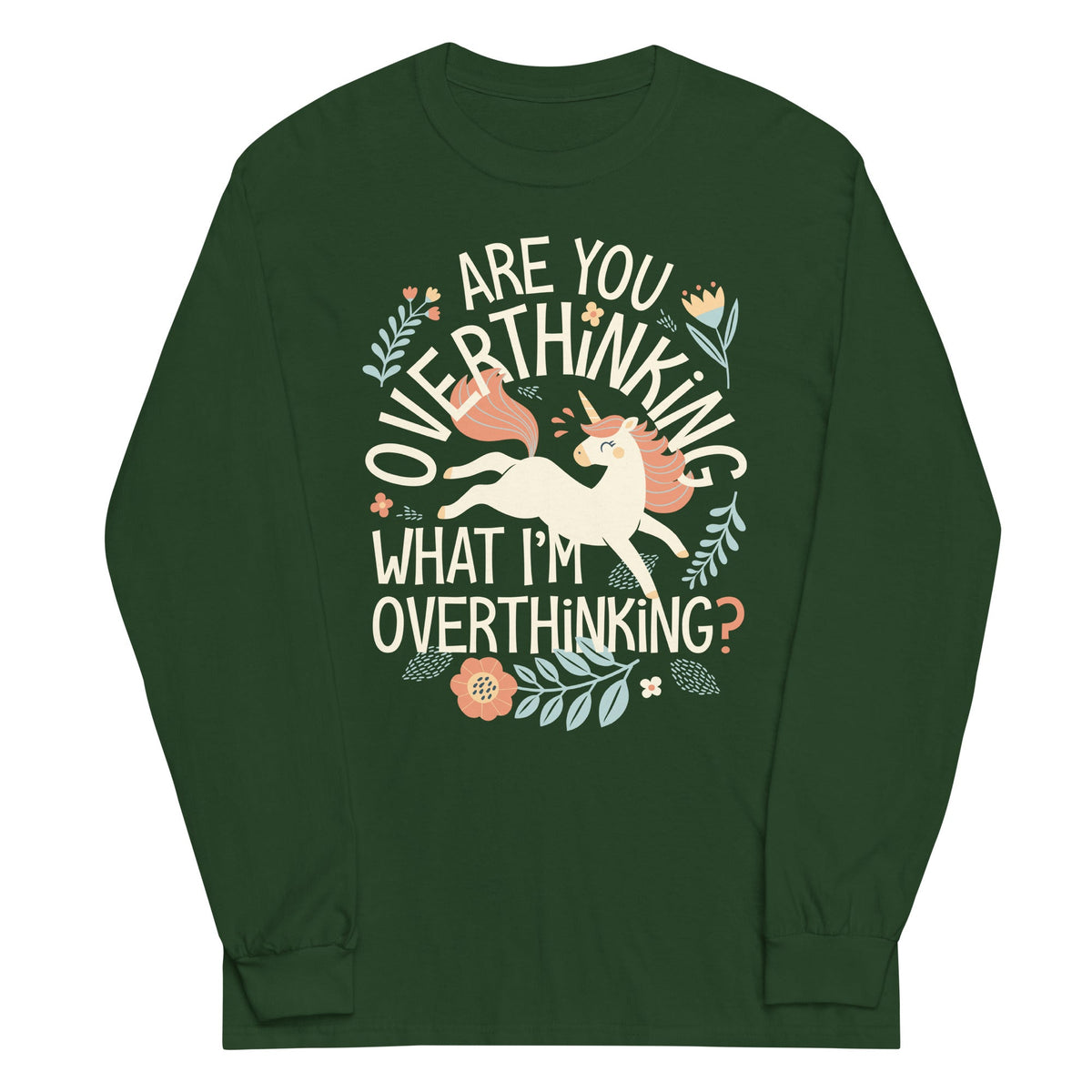 Are You Overthinking What I'm Unisex Long Sleeve Tee product image 3