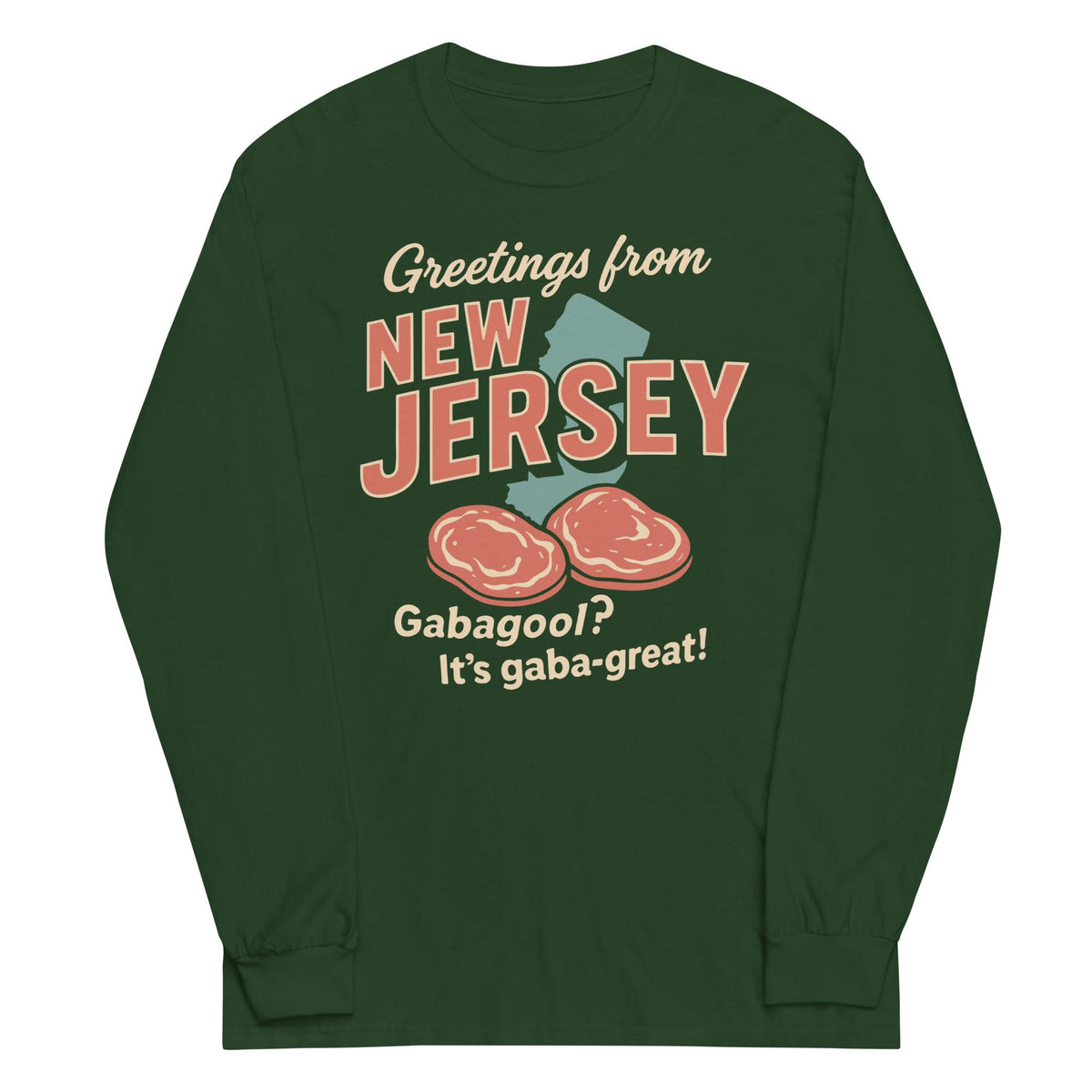 Greetings From New Jersey Unisex Long Sleeve Tee product image 1