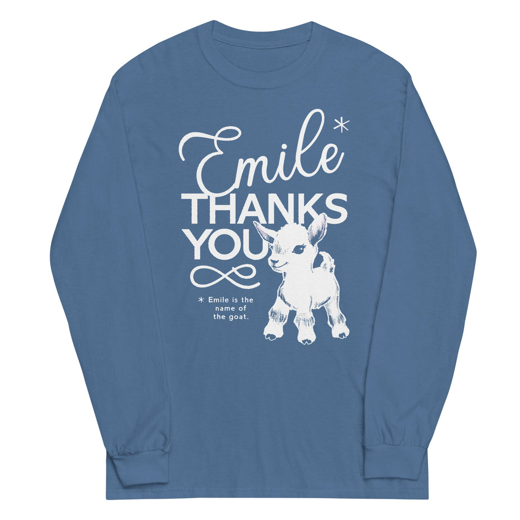 Emile Thanks You Unisex Long Sleeve Tee product image 1