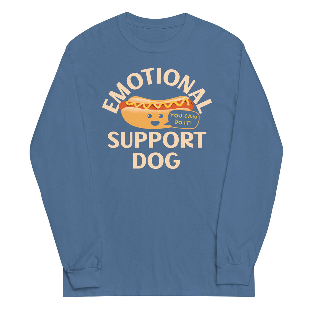 Emotional Support Dog Unisex Long Sleeve Tee product image 5