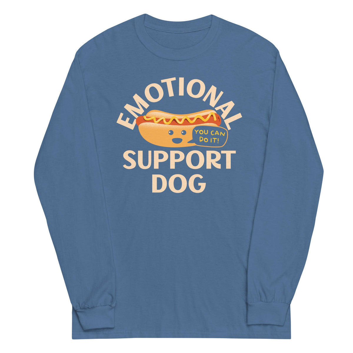 Emotional Support Dog Unisex Long Sleeve Tee product image 5