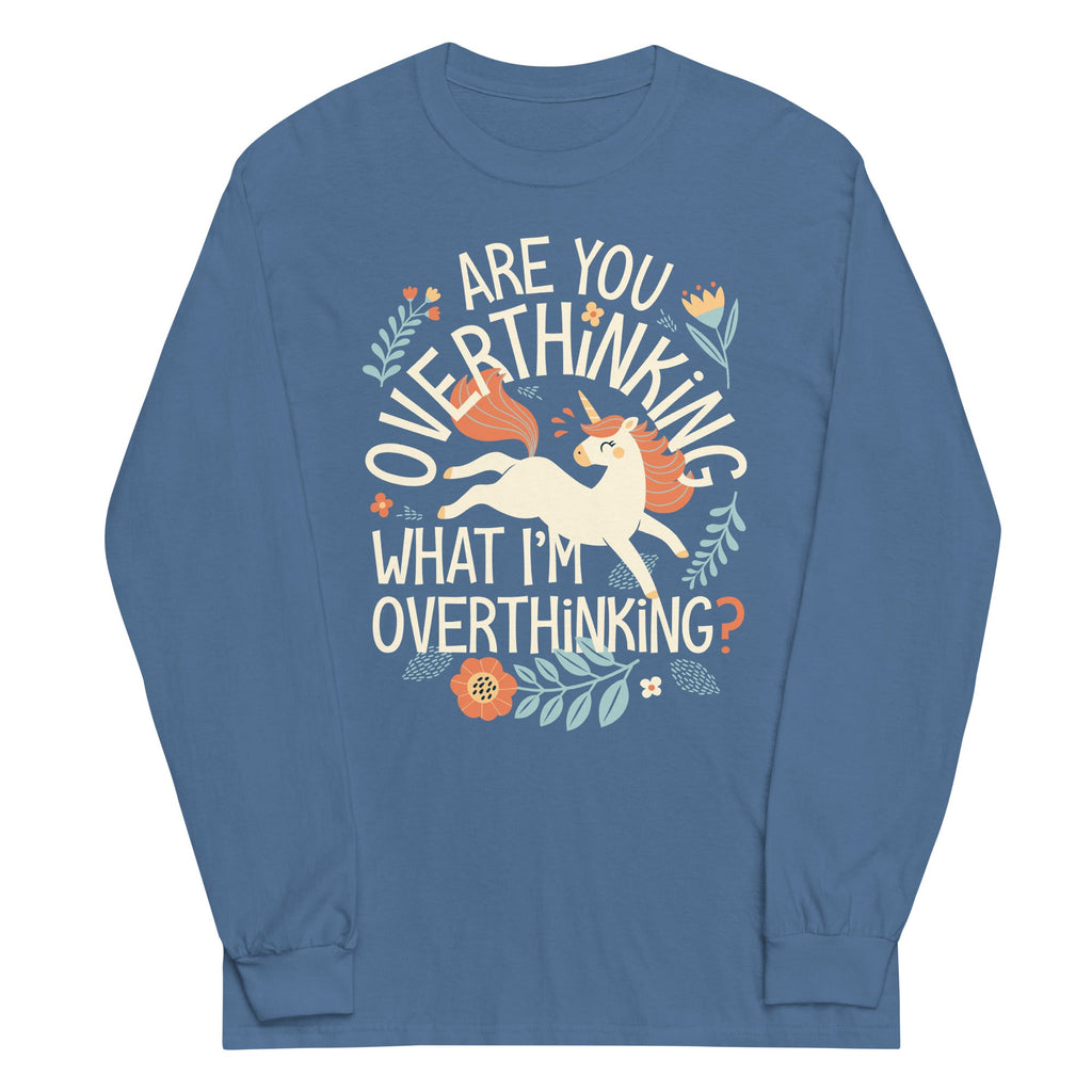 Are You Overthinking What I'm Unisex Long Sleeve Tee product image 2
