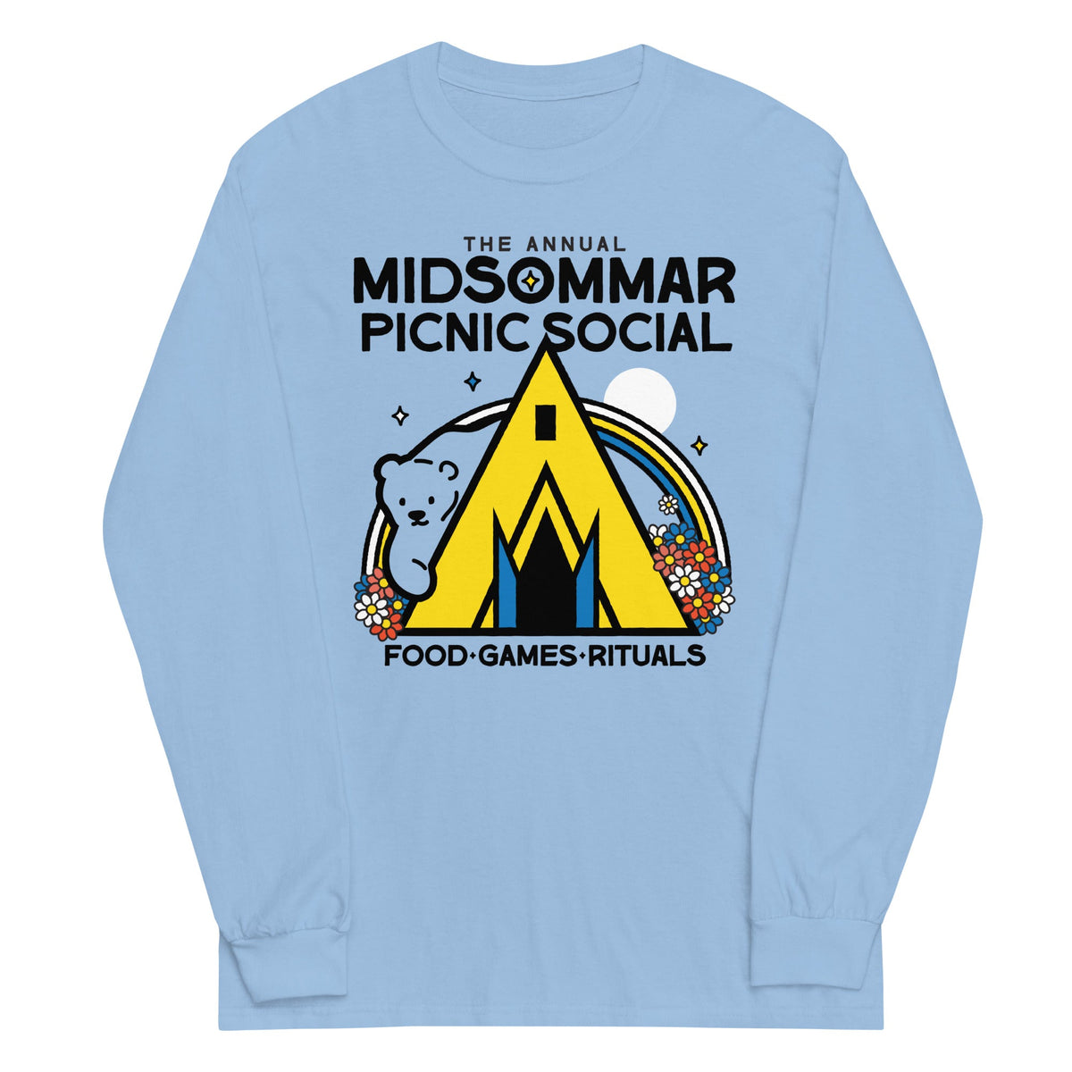 The Annual Midsommar Picnic Social Unisex Long Sleeve Tee product image 3