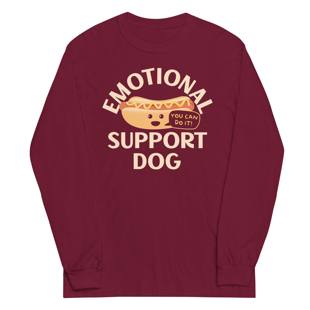 Emotional Support Dog Unisex Long Sleeve Tee product image 2
