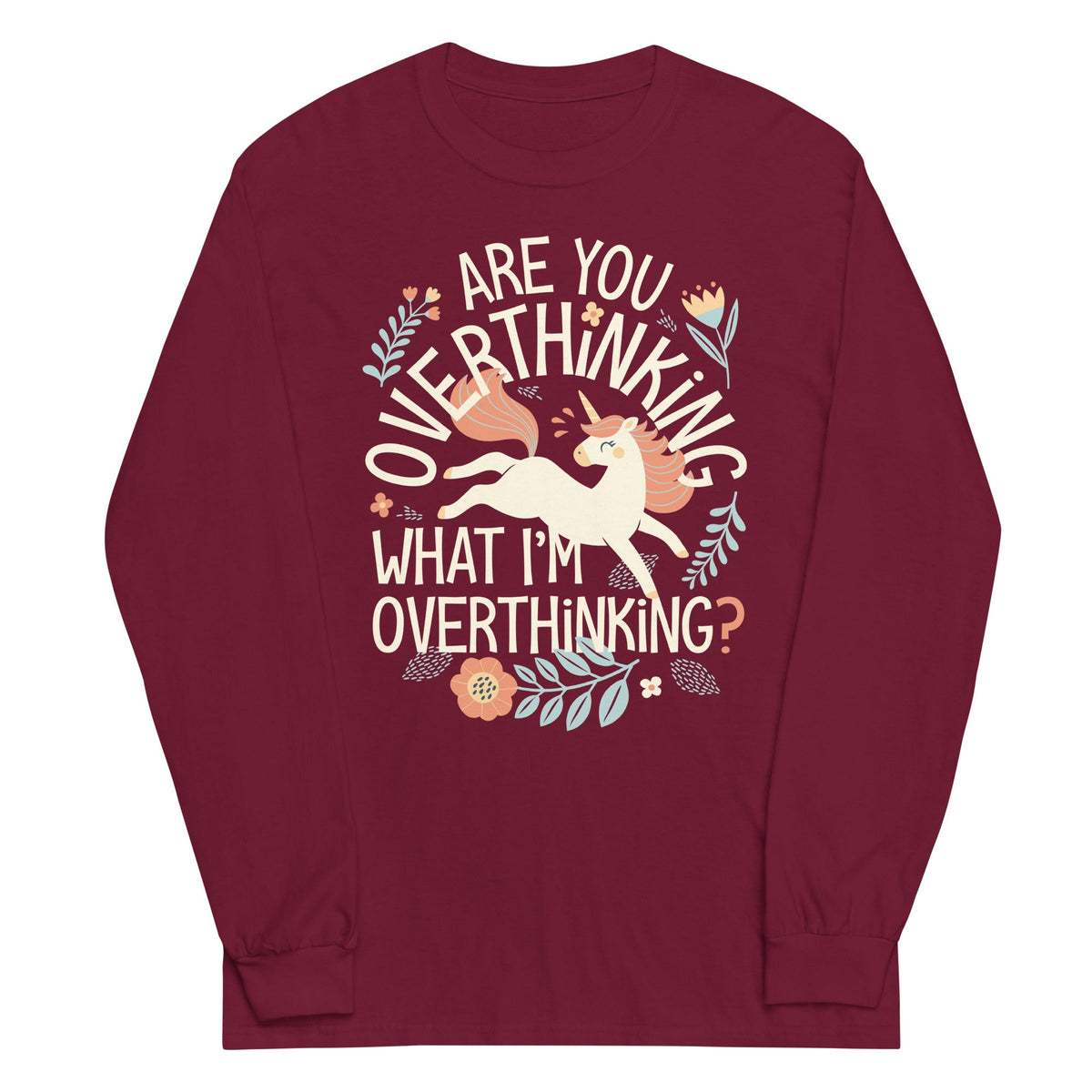 Are You Overthinking What I'm Unisex Long Sleeve Tee product image 4