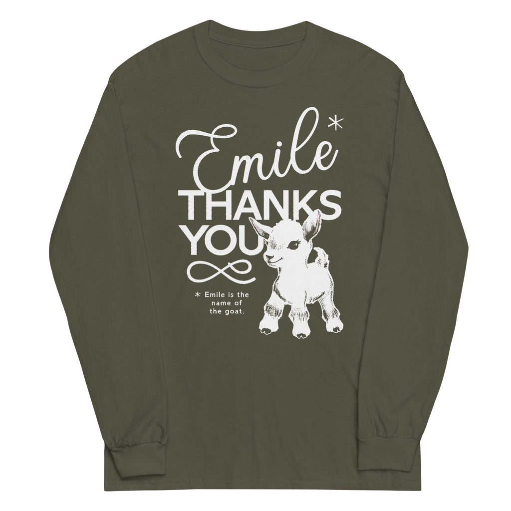 Emile Thanks You Unisex Long Sleeve Tee product image 6