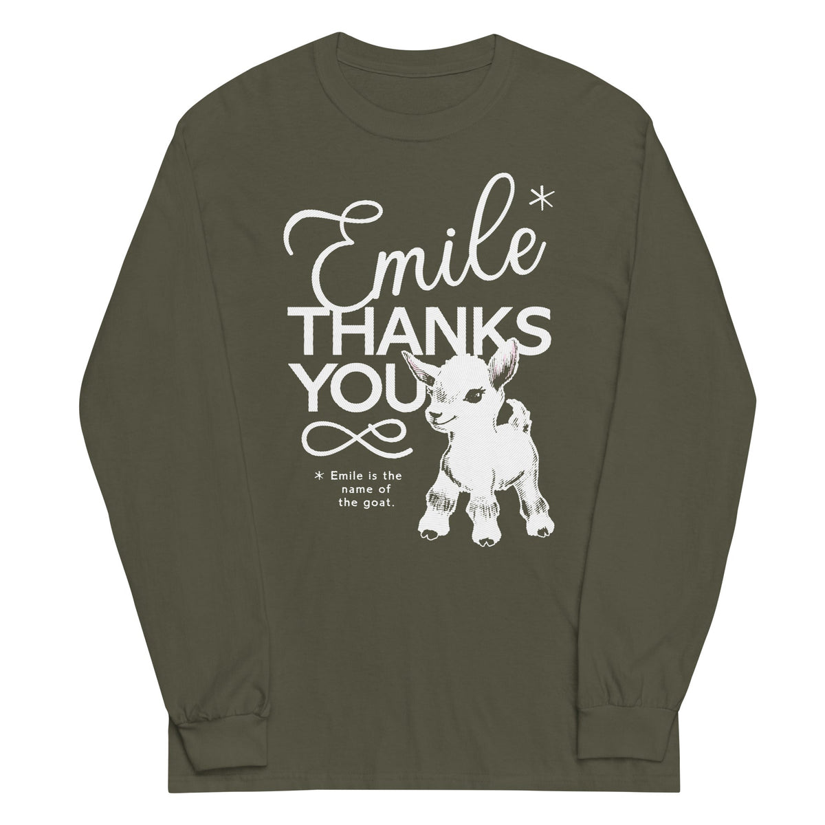 Emile Thanks You Unisex Long Sleeve Tee product image 6