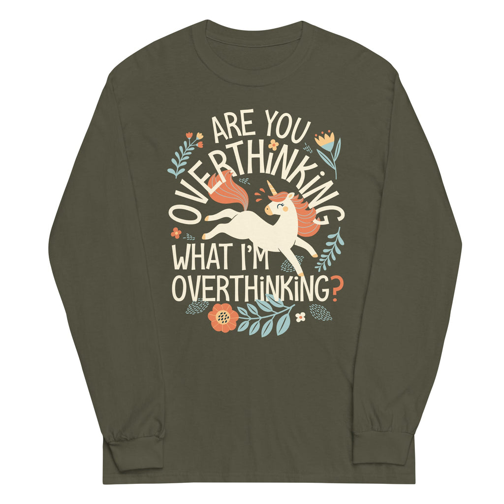 Are You Overthinking What I'm Unisex Long Sleeve Tee product image 6