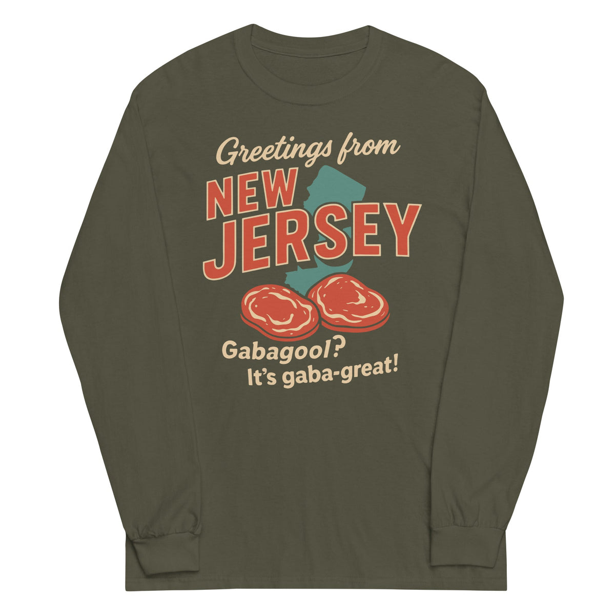 Greetings From New Jersey Unisex Long Sleeve Tee product image 5