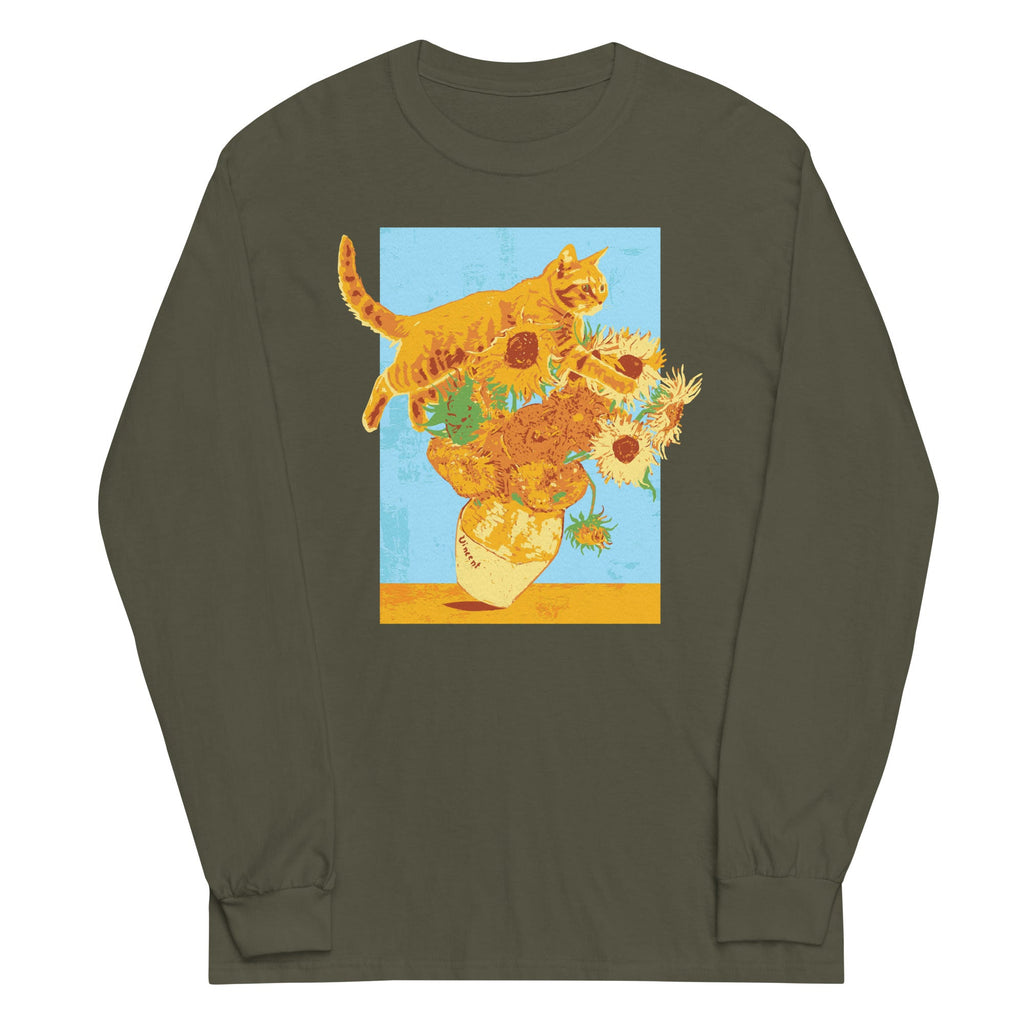 Van Gogh's Cat Unisex Long Sleeve Tee product image 1