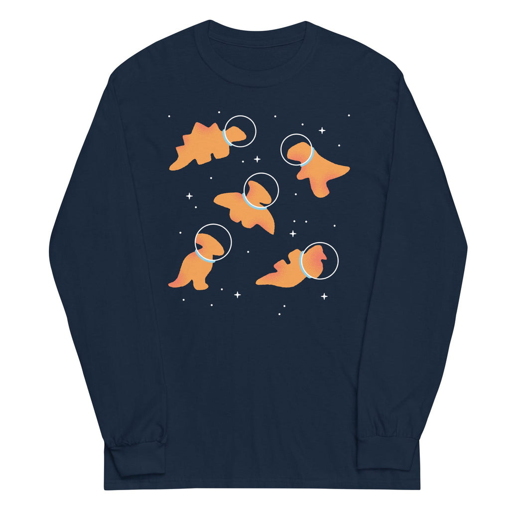 Dino Nugs In Space Unisex Long Sleeve Tee product image 2