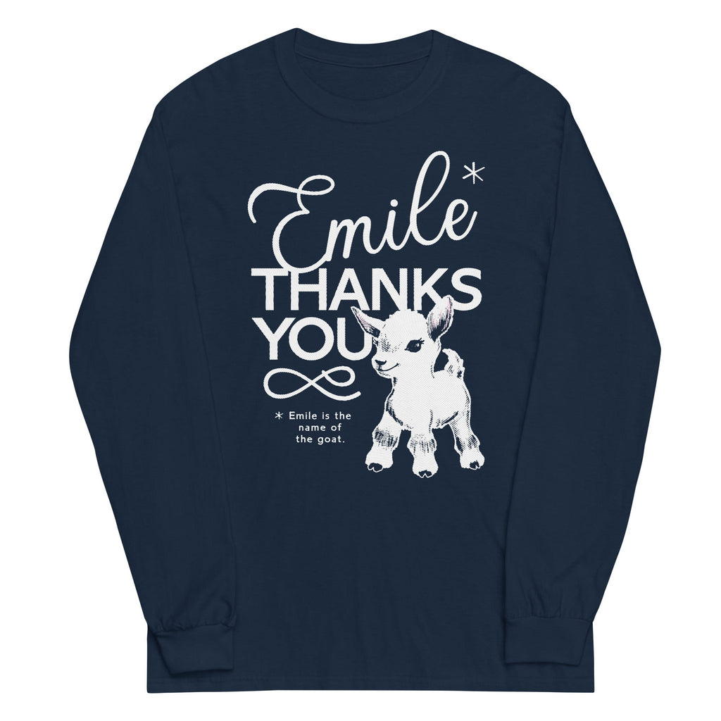 Emile Thanks You Unisex Long Sleeve Tee product image 2