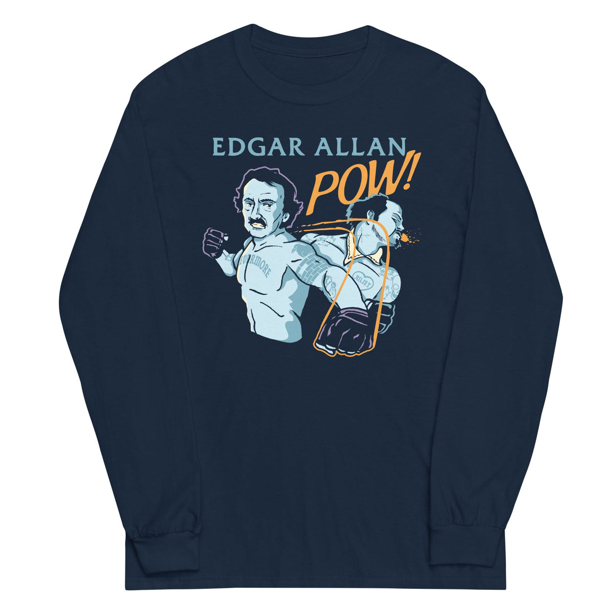 Edgar Allan Pow! Unisex Long Sleeve Tee product image 1