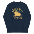 Keep Calm And Capy On Unisex Long Sleeve Tee product image 1