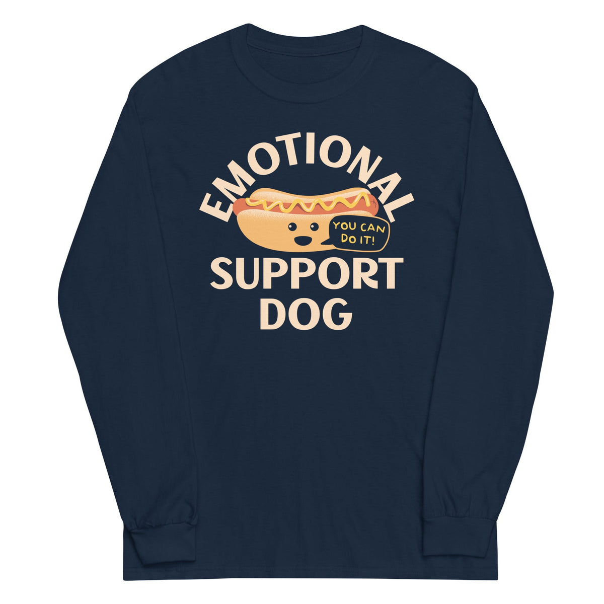 Emotional Support Dog Unisex Long Sleeve Tee product image 1