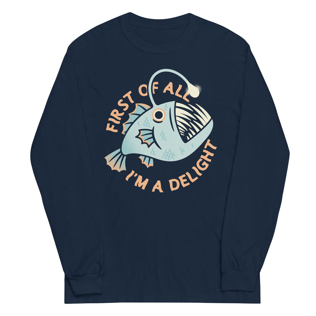 First Of All I'm A Delight Unisex Long Sleeve Tee product image 3