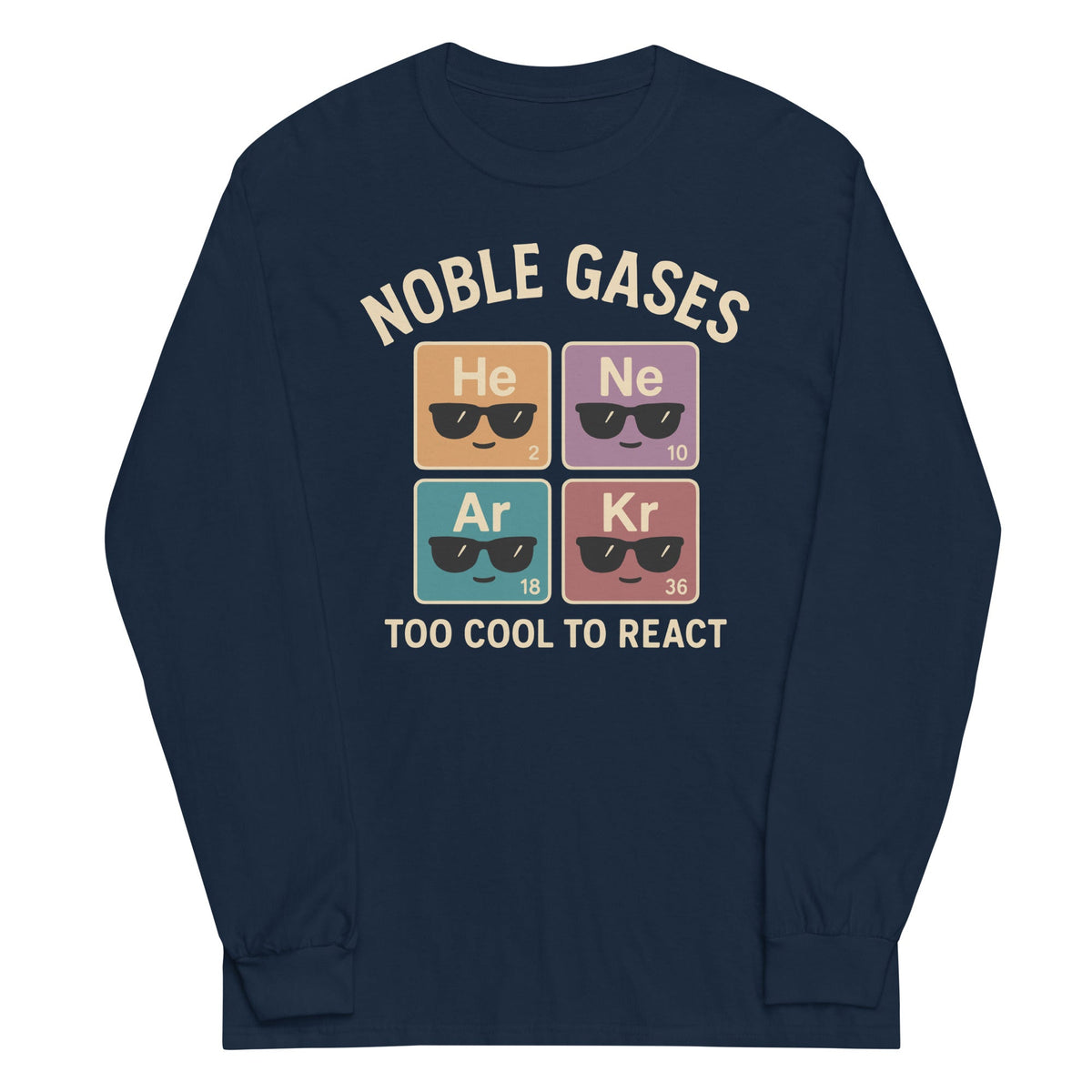 Noble Gases Unisex Long Sleeve Tee product image 4