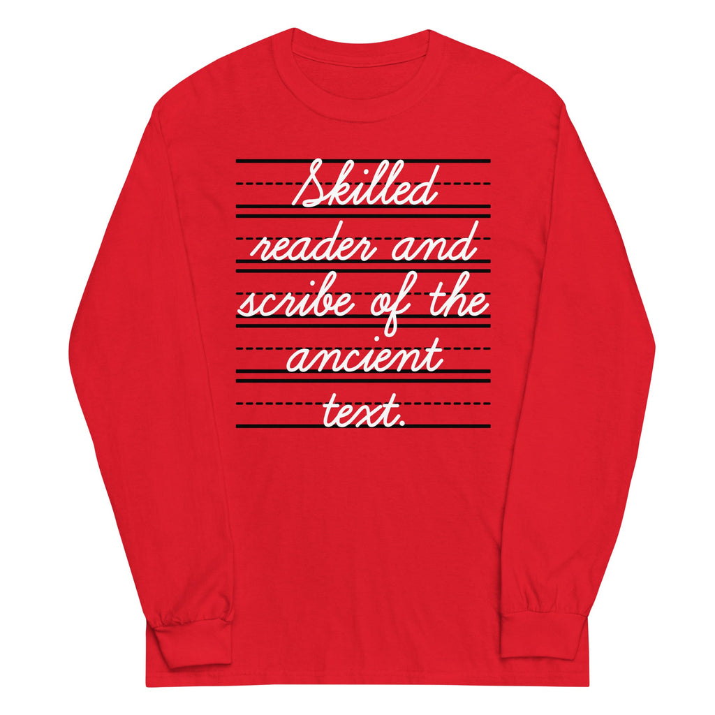 Skilled Reader And Scribe Of The Ancient Text Unisex Long product image 2