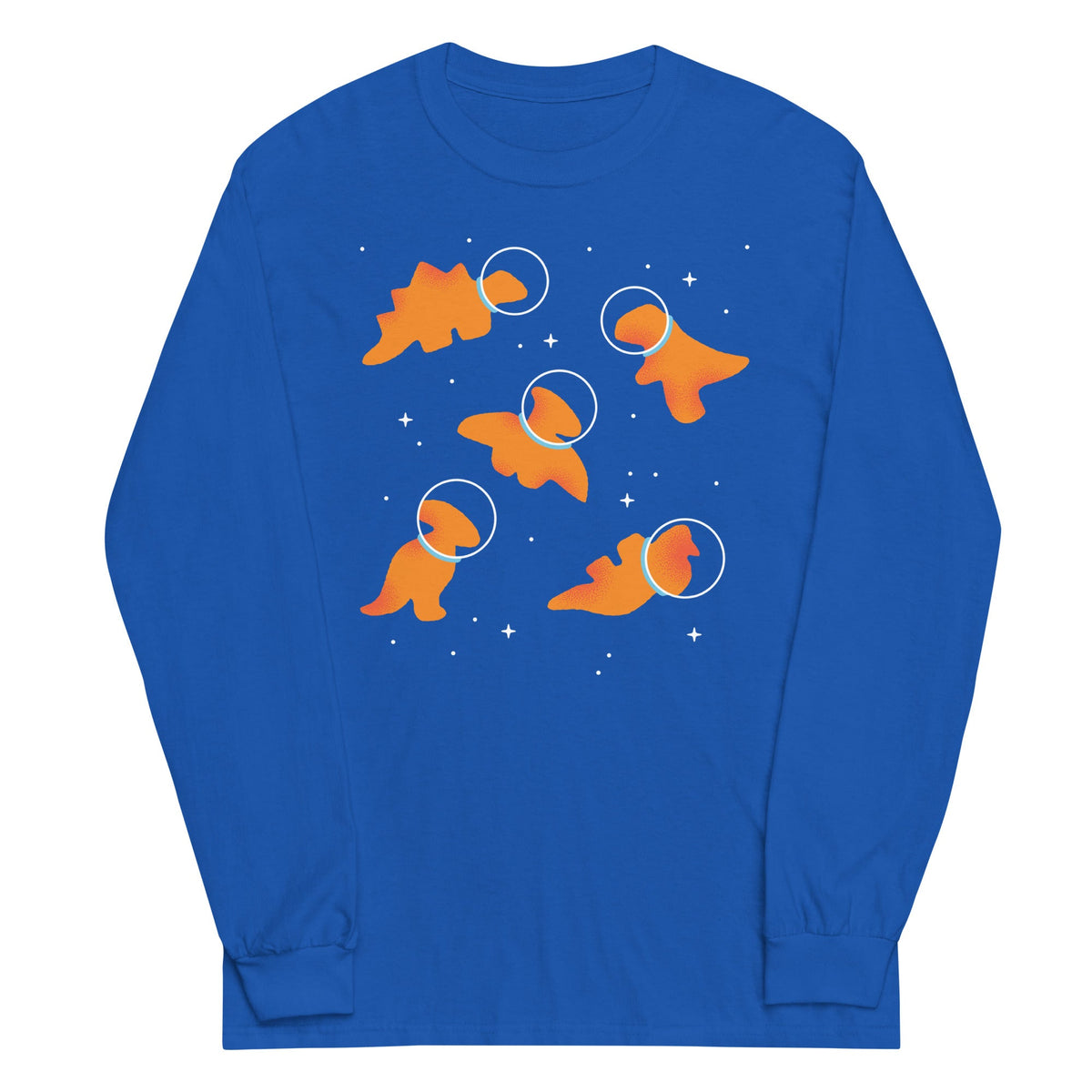 Dino Nugs In Space Unisex Long Sleeve Tee product image 5