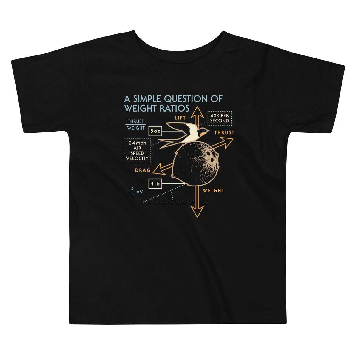 A Simple Question Of Weight Ratios Kid's Toddler Tee product image 1
