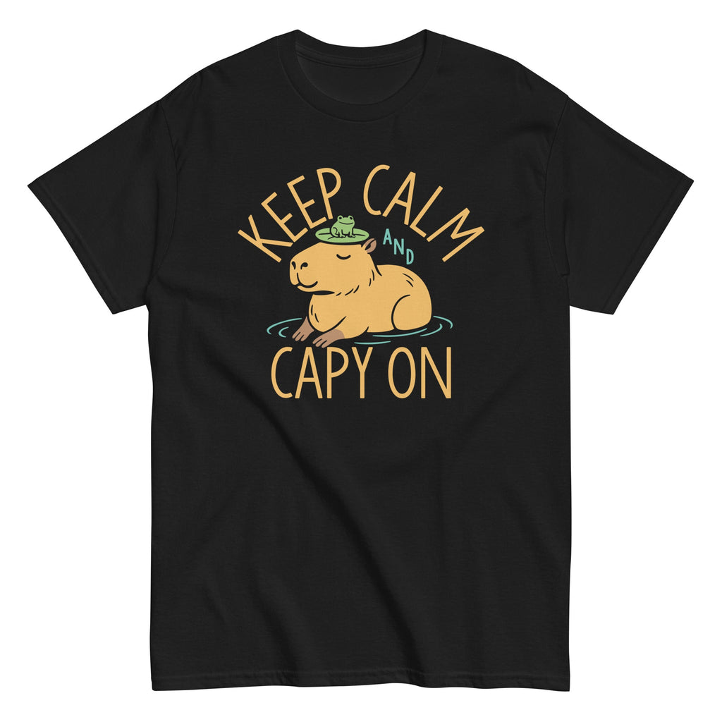Keep Calm And Capy On Men's Classic Tee product image 3