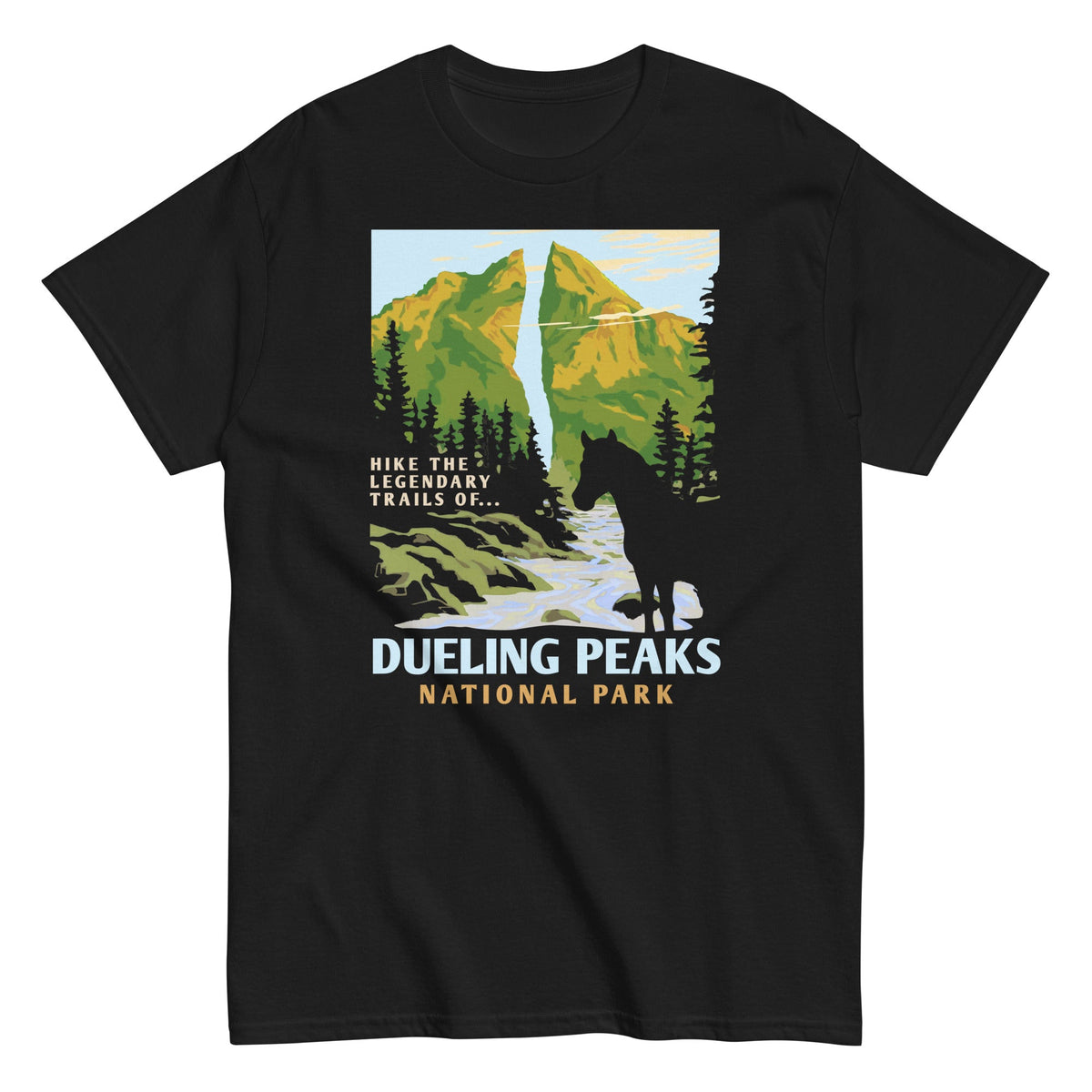 Dueling Peaks National Park Men's Classic Tee product image 3
