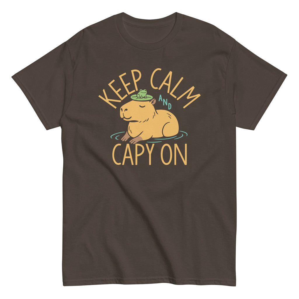 Keep Calm And Capy On Men's Classic Tee product image 5