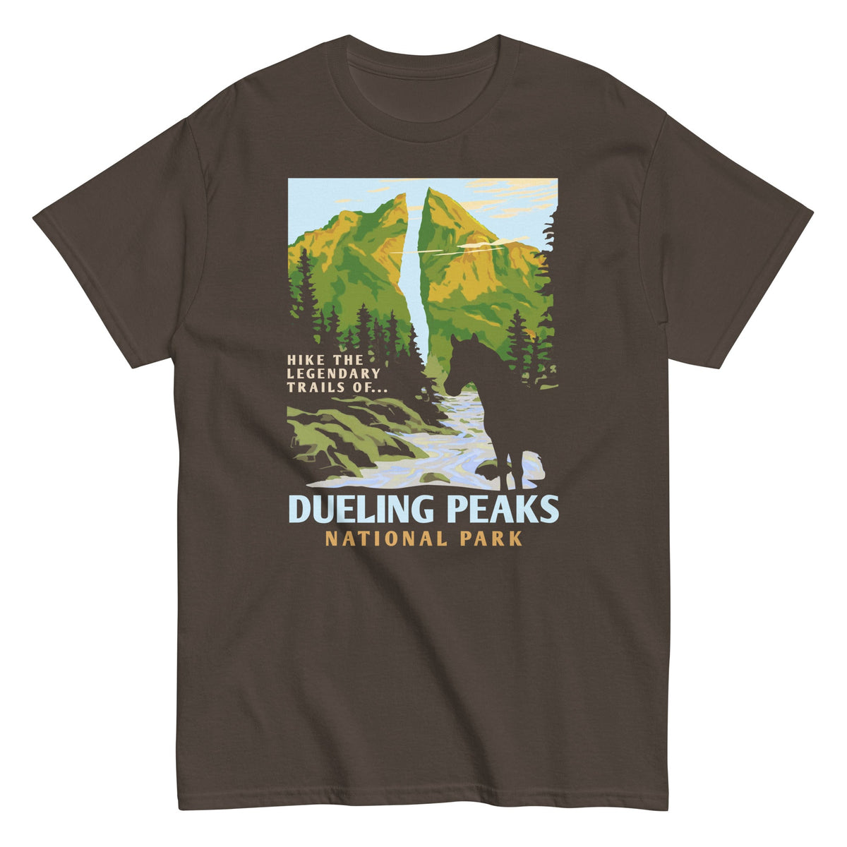 Dueling Peaks National Park Men's Classic Tee product image 5