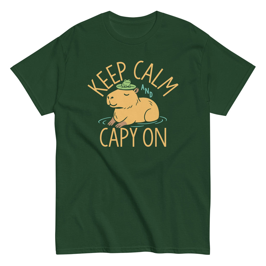 Keep Calm And Capy On Men's Classic Tee product image 4