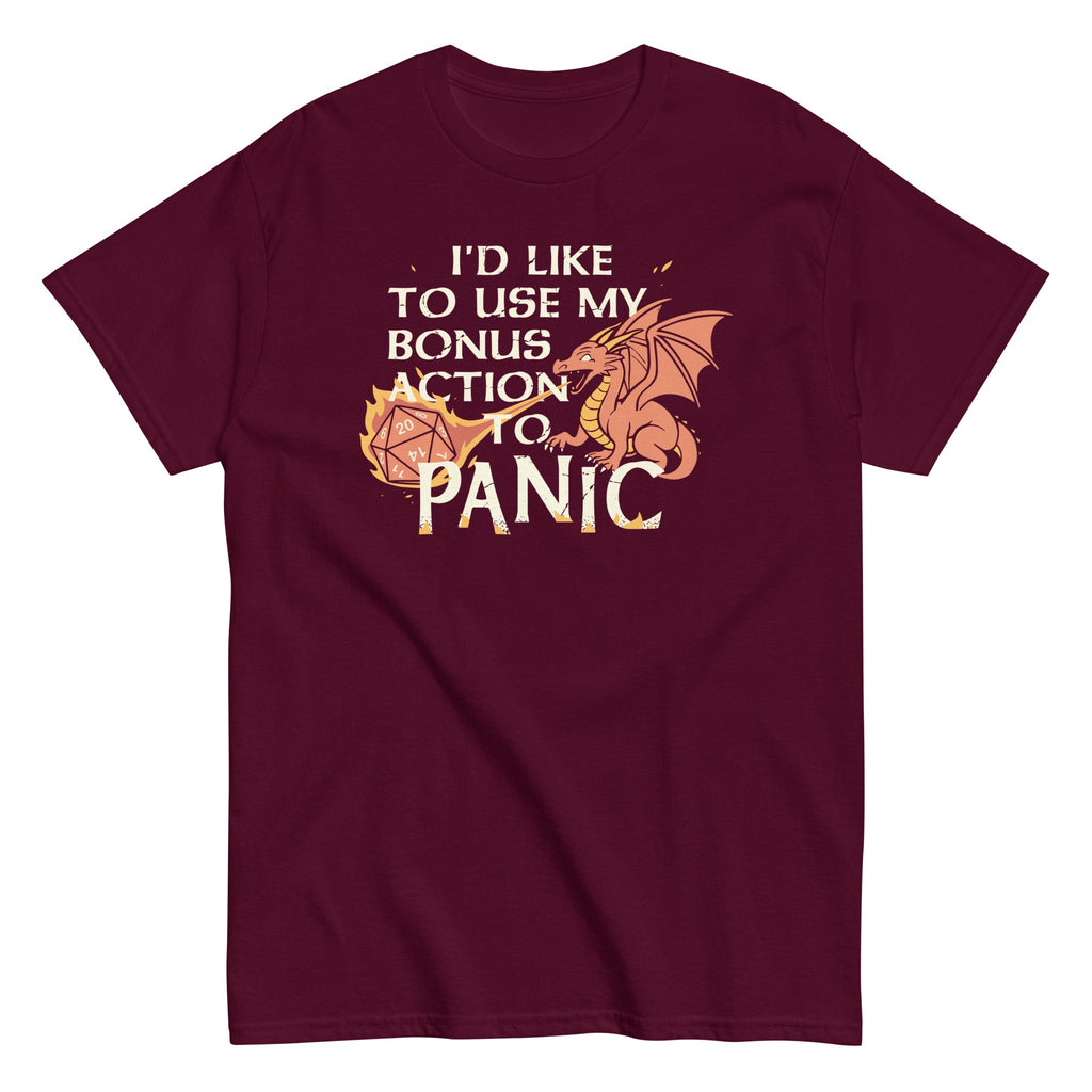 I'd Like To Use My Bonus Action To Panic Men's Classic Tee product image 3