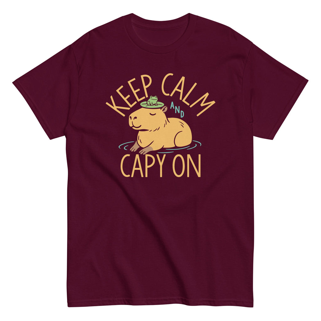 Keep Calm And Capy On Men's Classic Tee product image 2