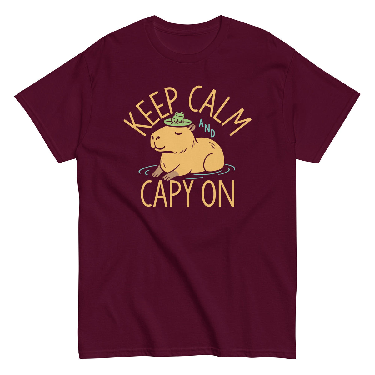 Keep Calm And Capy On Men's Classic Tee product image 2