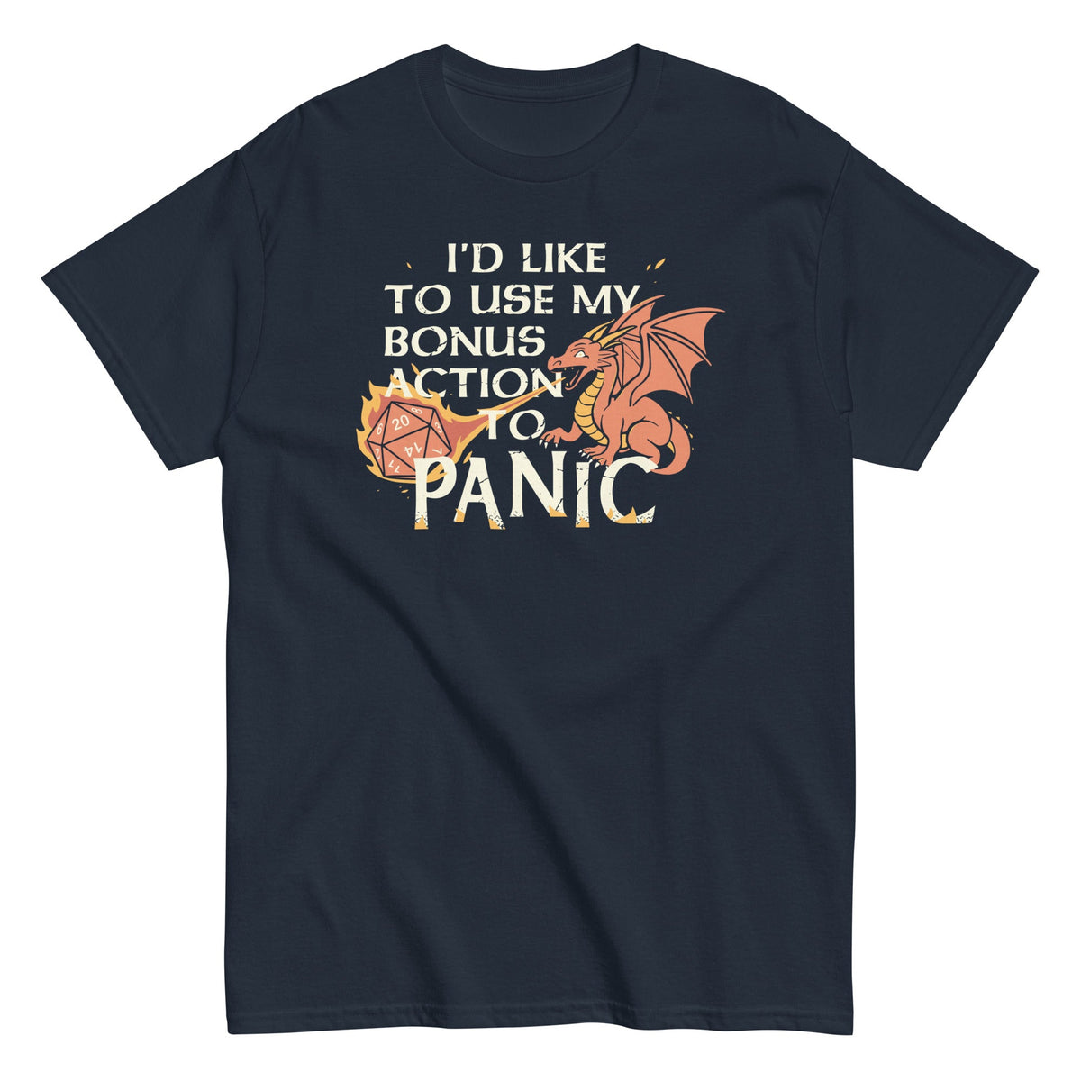 I'd Like To Use My Bonus Action To Panic Men's Classic Tee product image 5