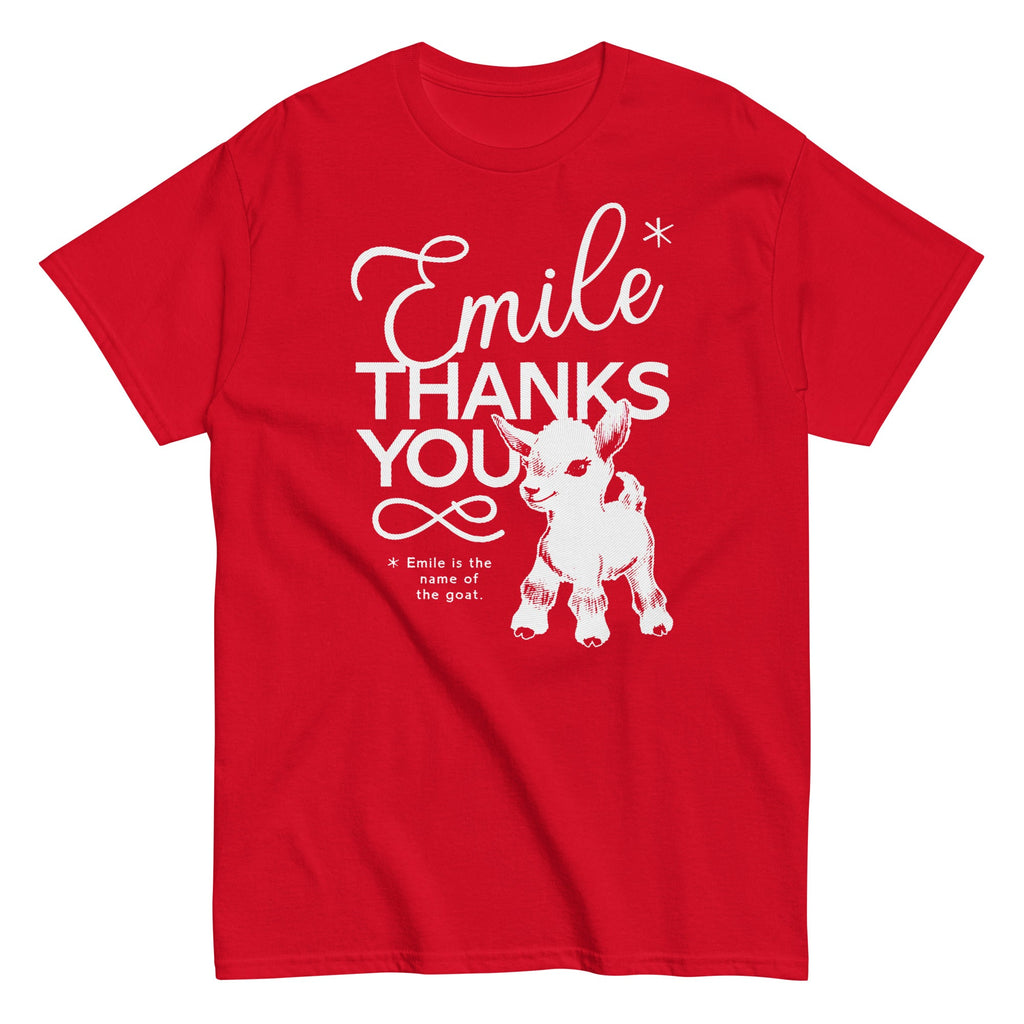 Emile Thanks You Men's Classic Tee product image 4