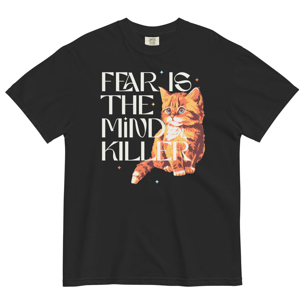 Fear Is The Mind Killer Cat Men's Relaxed Fit Tee product image 2
