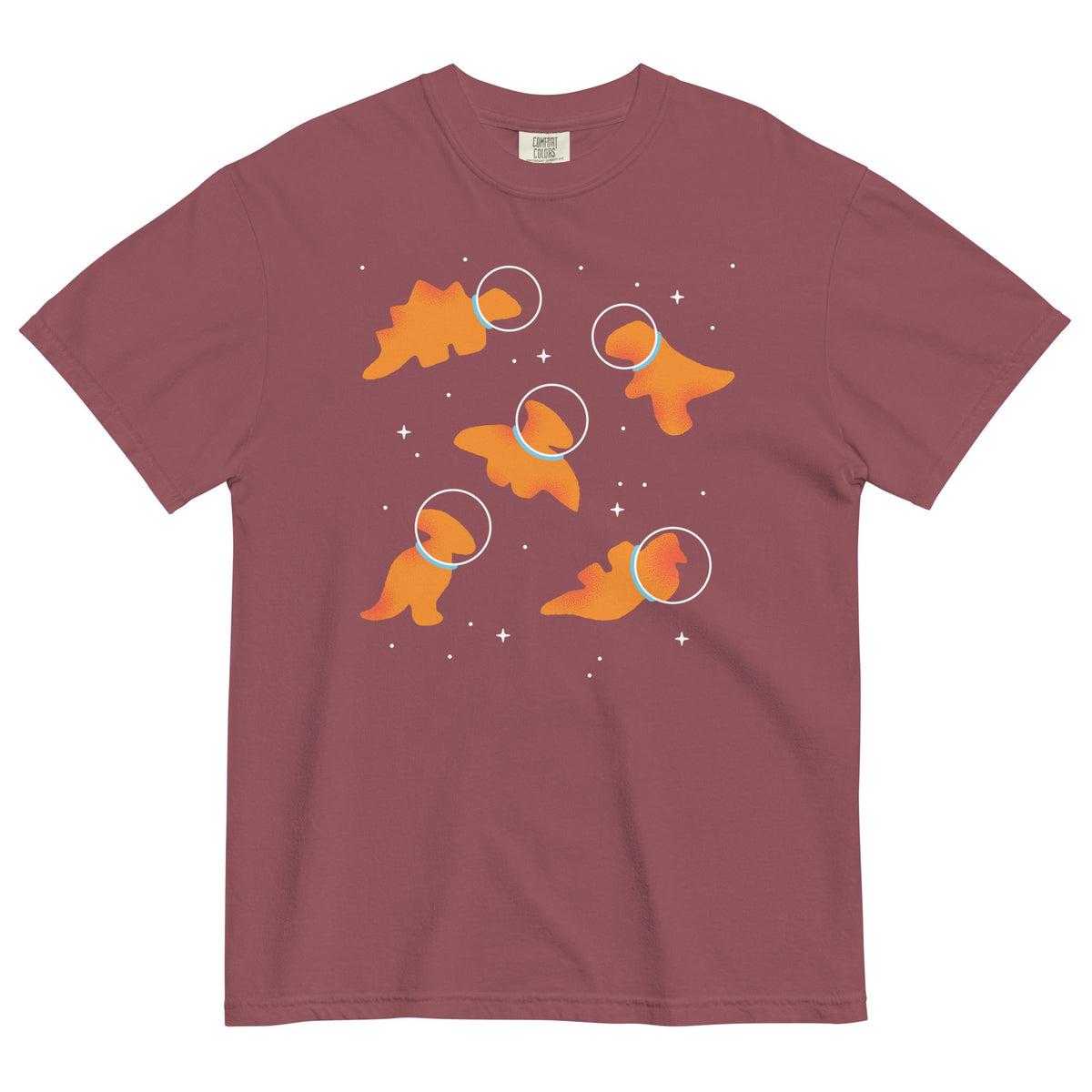 Dino Nugs In Space Men's Relaxed Fit Tee product image 5