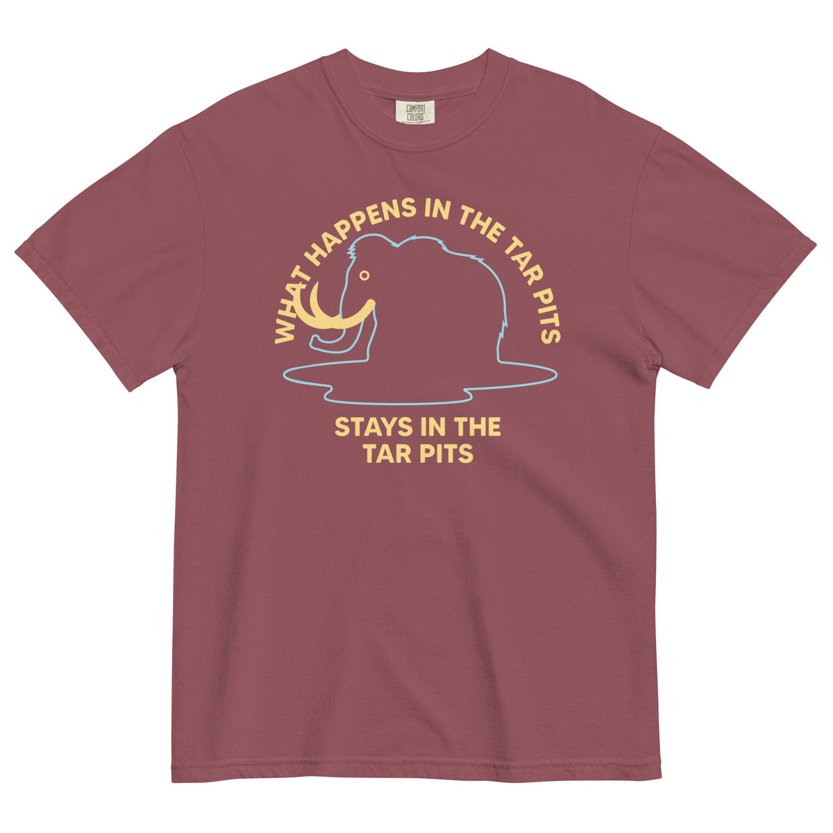 What Happens In The Tar Pits Stays In Men's Relaxed Fit Tee product image 4