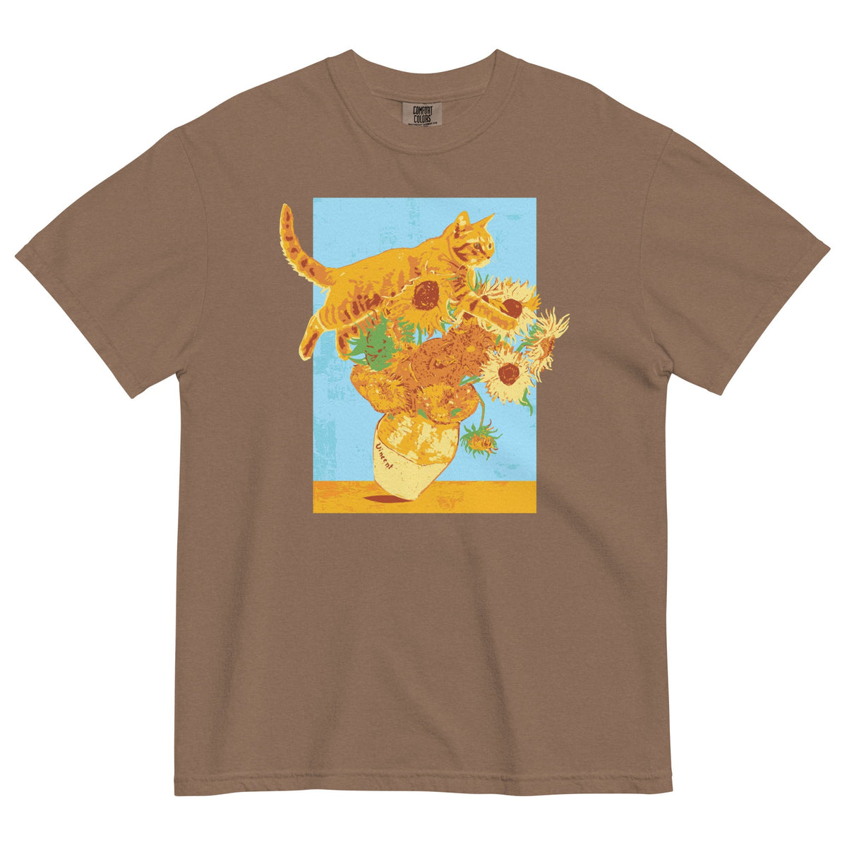 Van Gogh's Cat Men's Relaxed Fit Tee product image 3
