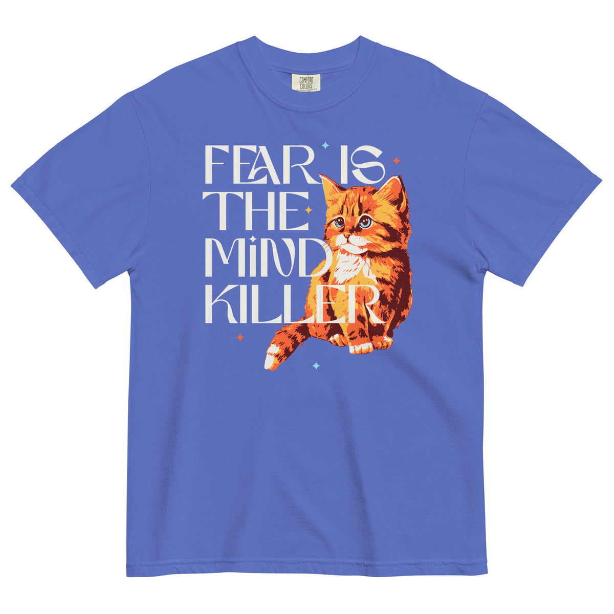 Fear Is The Mind Killer Cat Men's Relaxed Fit Tee product image 4