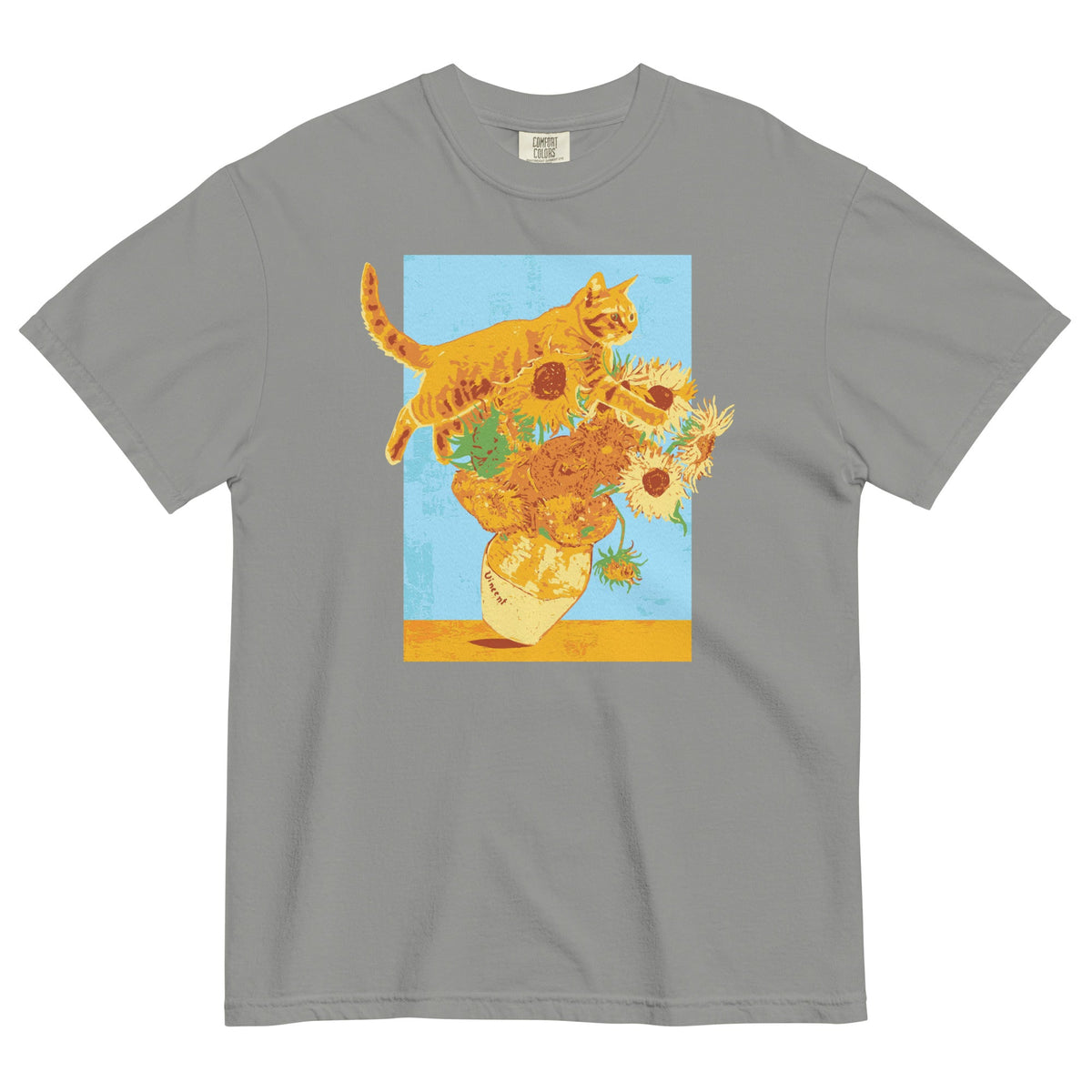 Van Gogh's Cat Men's Relaxed Fit Tee product image 5