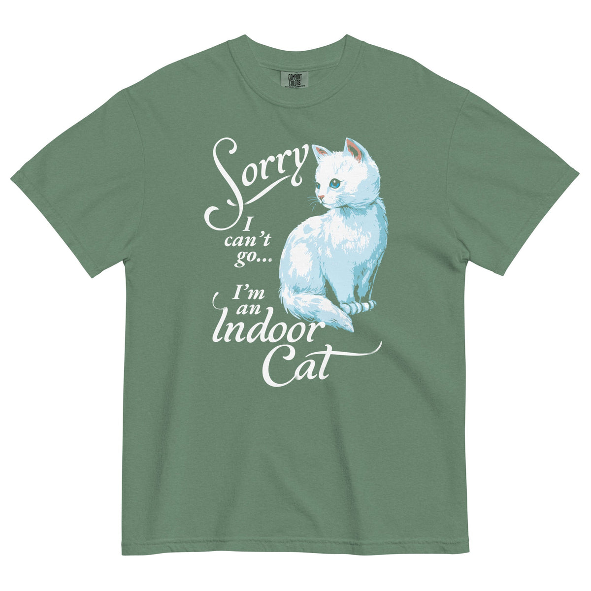 Sorry I Can't Go I'm An Indoor Cat Men's Relaxed Fit Tee product image 6